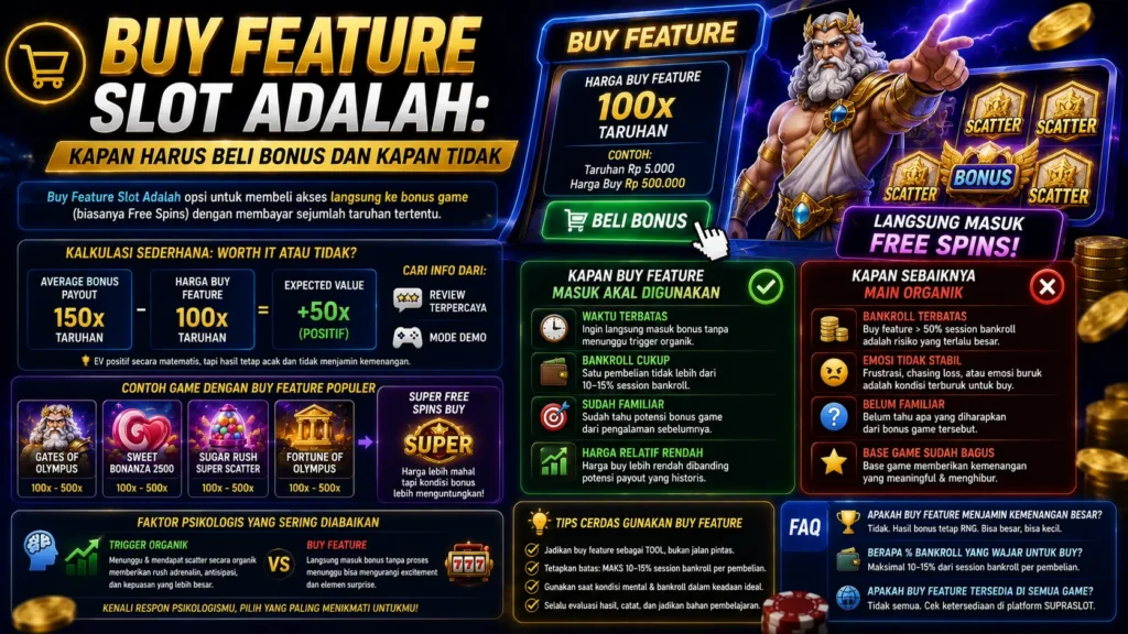 Buy Feature Slot Adalah: Kapan Harus Beli Bonus dan Kapan Tidak
