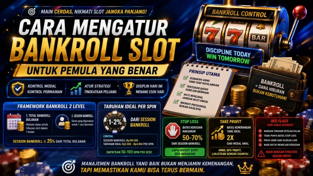 Cara Mengatur Bankroll Slot untuk Pemula yang Benar