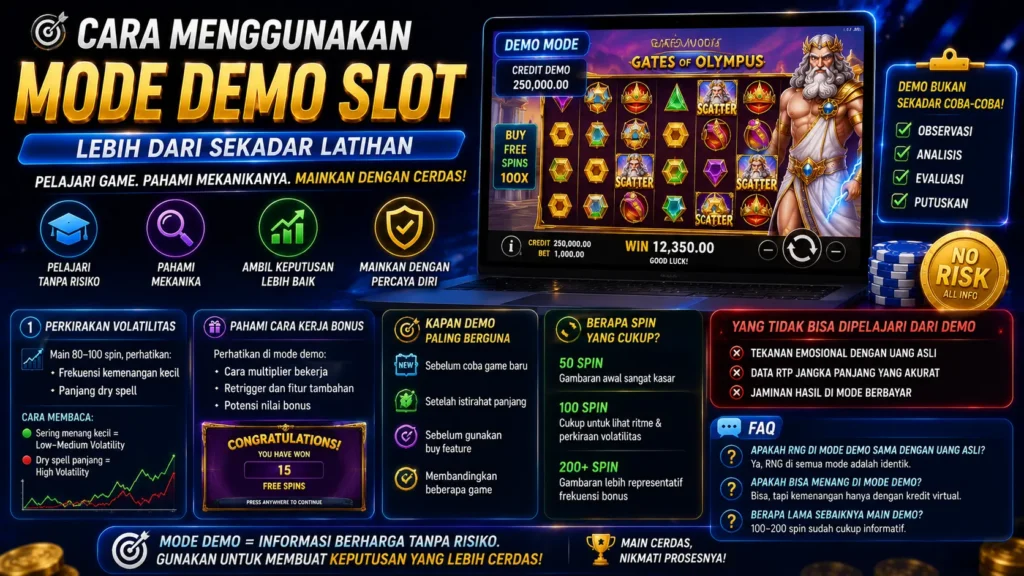 Cara Menggunakan Mode Demo Slot: Lebih dari Sekadar Latihan