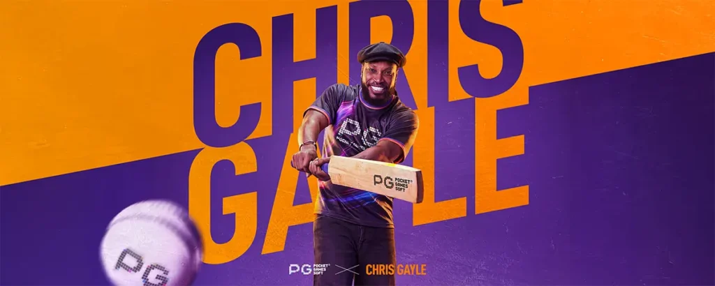 PG Soft Gandeng Chris Gayle Jadi Brand Ambassador Global